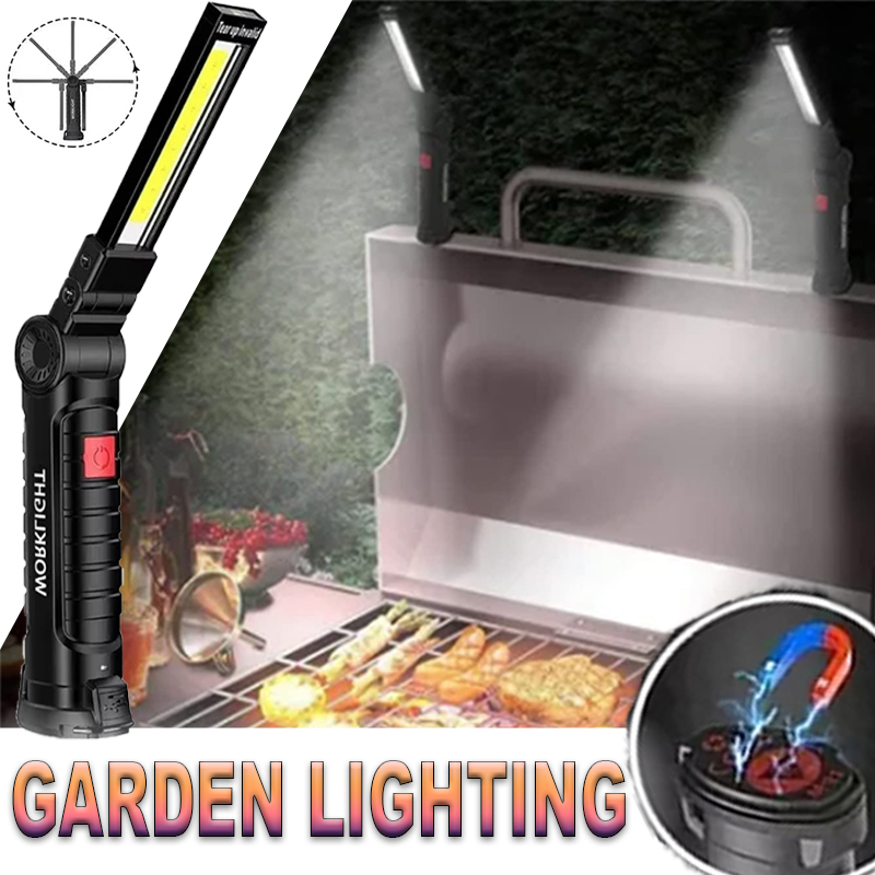 Outdoor Lighting Bulbs - Taşınabilir LED El Feneri Manyetik Kanca