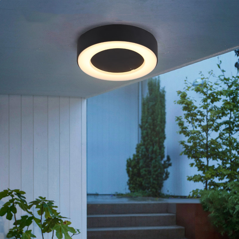 Outdoor Lighting Under Roof - Yuvarlak/Oval LED nem geçirmez tavan lambası