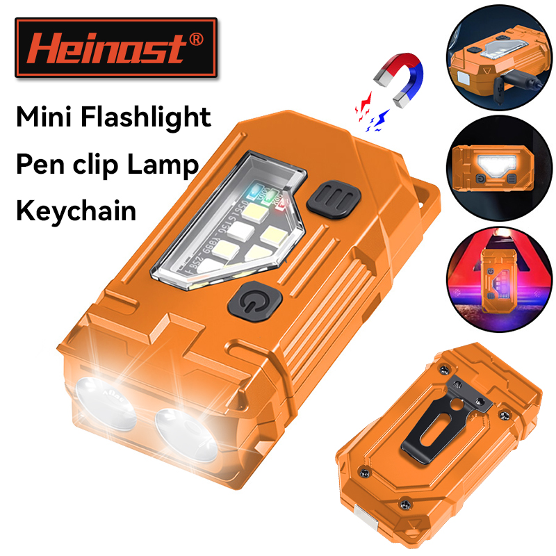 Outdoor Lighting B&Q - Mini Anahtarlık EDC El Feneri Şarj