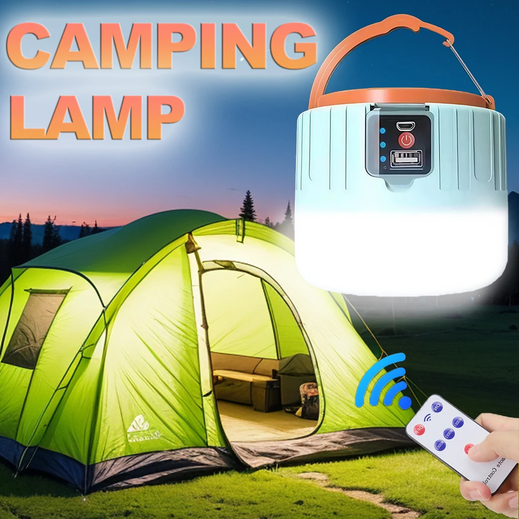 Outdoor Lighting Bulbs - Güneş Enerjili Kamp Feneri Şarj Edilebilir