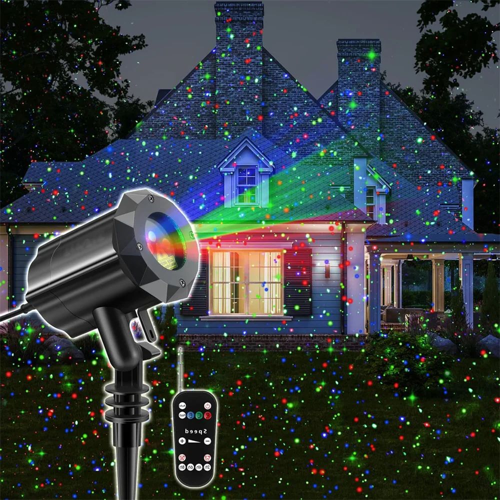 Outdoor Lighting Uk - Noel Lazer Projektör Işıkları Dış Mekan