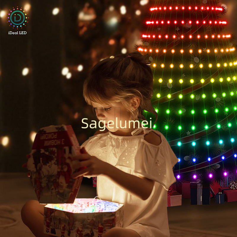 Outdoor Lighting Uk - RGBIC 400LED'li Noel Işıkları Yıldız Şekilli