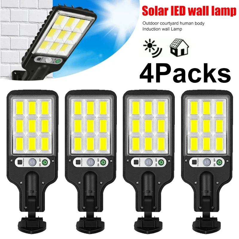 Outdoor Lighting Wall - Güçlü LED Güneş Enerjili Dış Mekan