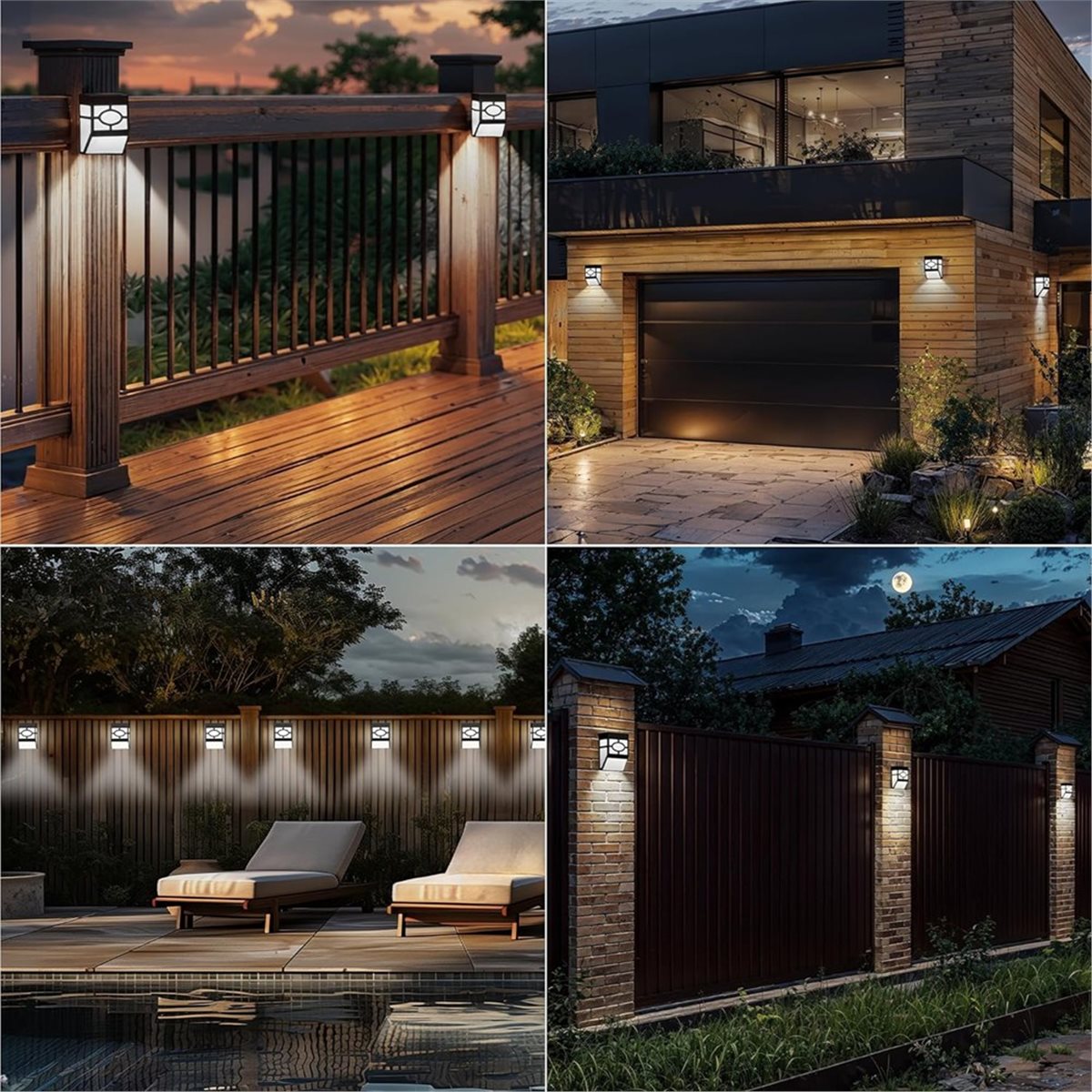 Quality Outdoor Lighting Brands - güncelleme. 8 adet Güneş Enerjili Duvara