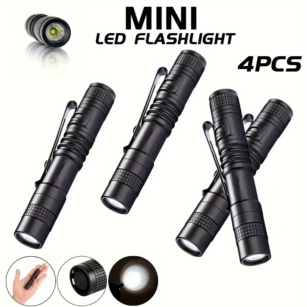 Outdoor Lighting B&Q - 1-4 adet Mini taşınabilir LED kalem