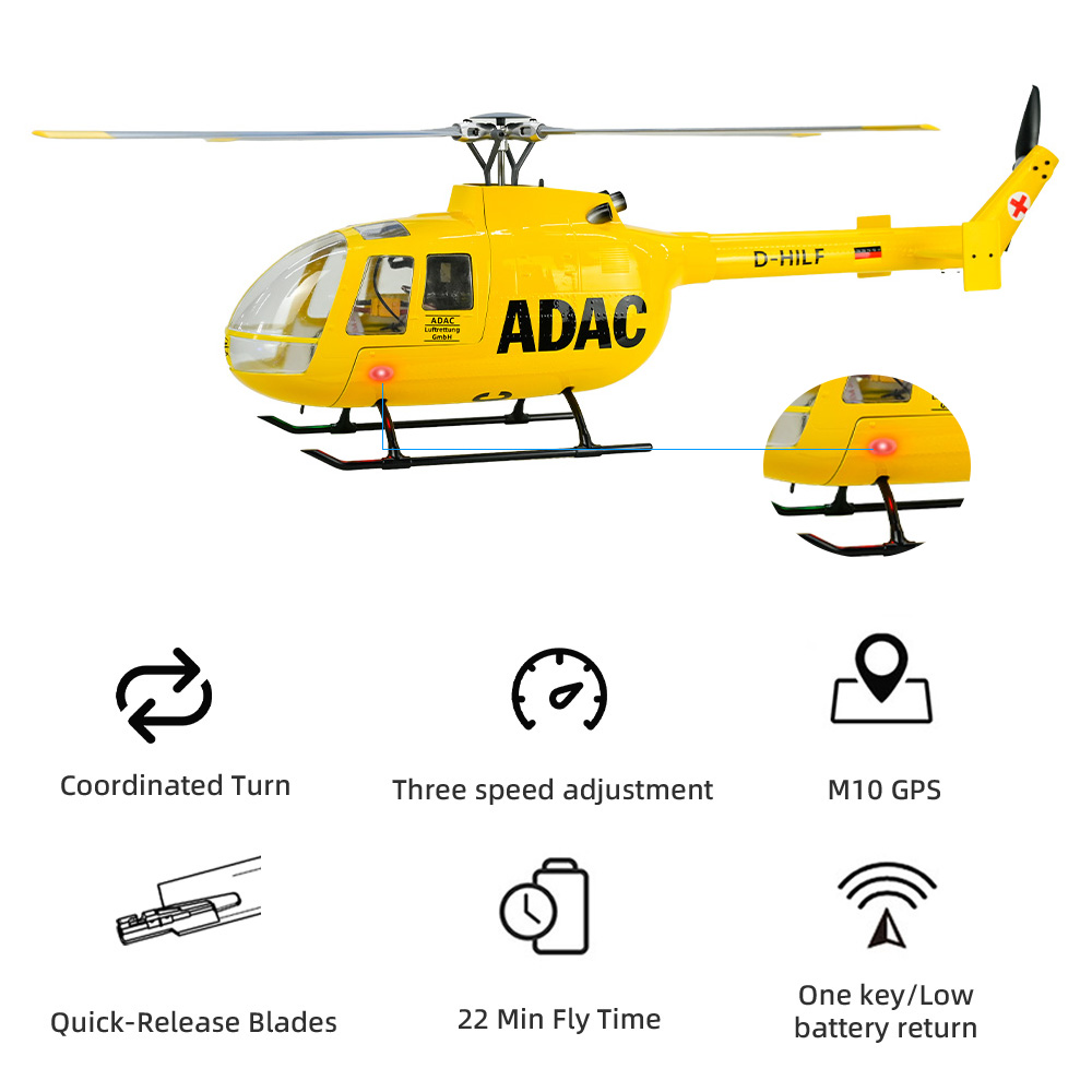 FLY WING BO105 Ölçekli Helikop - Outdoor Lighting Uk incelemesi ve fiyatı