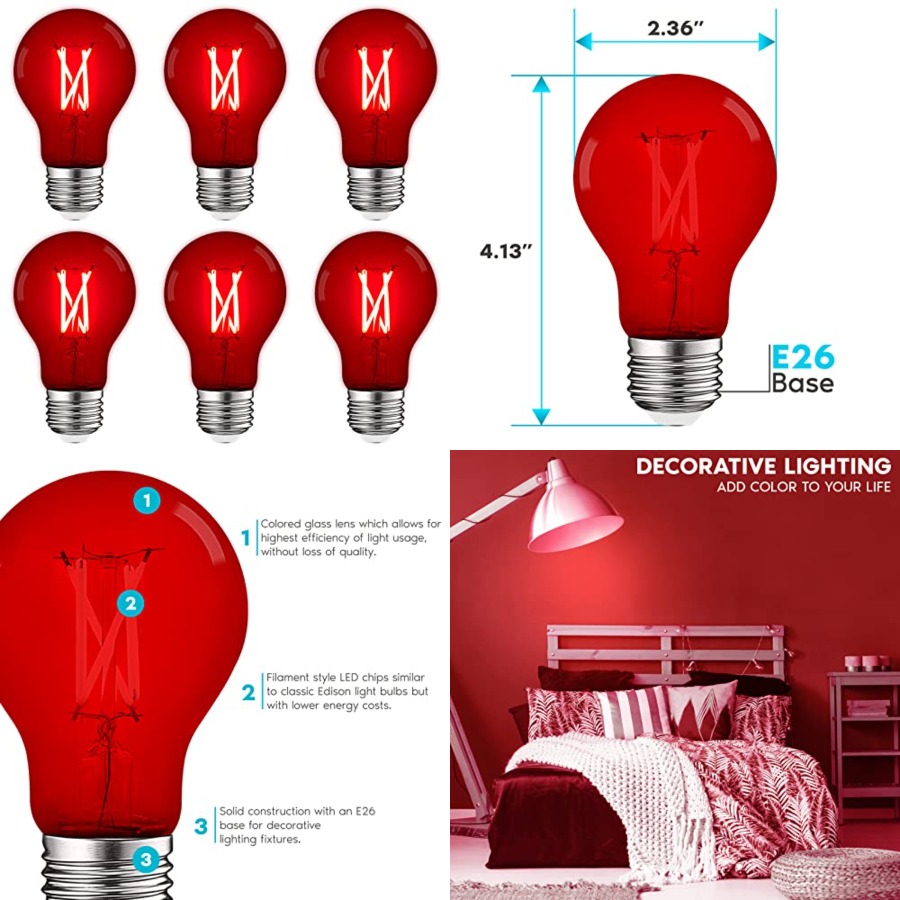 A19 Edison LED Ampuller, 4.5W  - Outdoor Lighting Bulbs incelemesi ve fiyatı