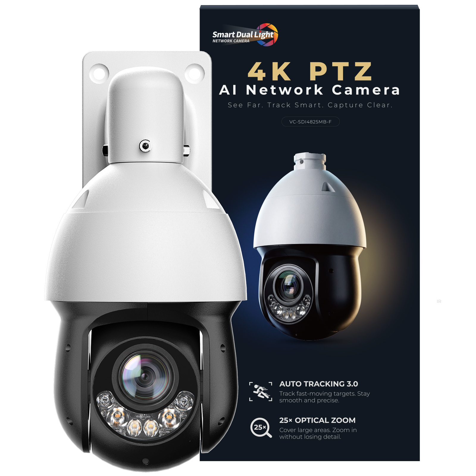 8MP 4K 25x Akıllı Çift Işıklı  - Outdoor Lighting Expressions incelemesi ve fiyatı