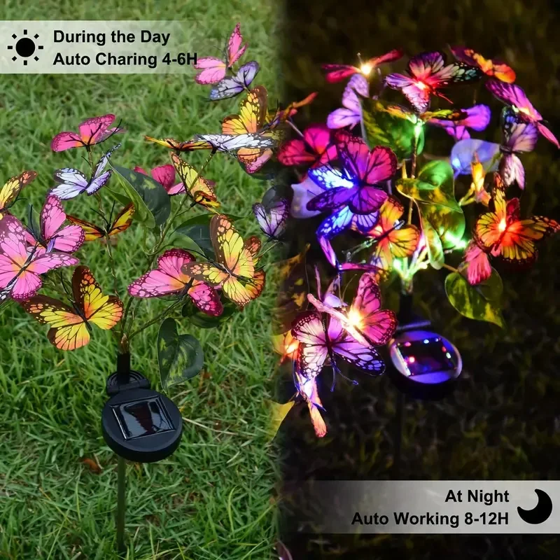 Güneş LED Kelebek Bahçe Işıkla - Outdoor Lighting Manufacturers incelemesi ve fiyatı