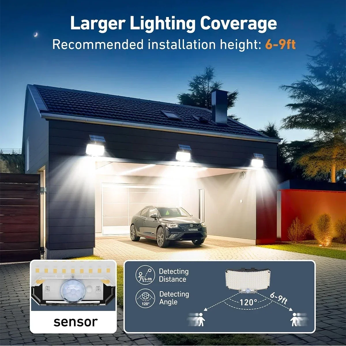 234LED Güneş Enerjili Dış Meka - Outdoor Lighting Wall incelemesi ve fiyatı