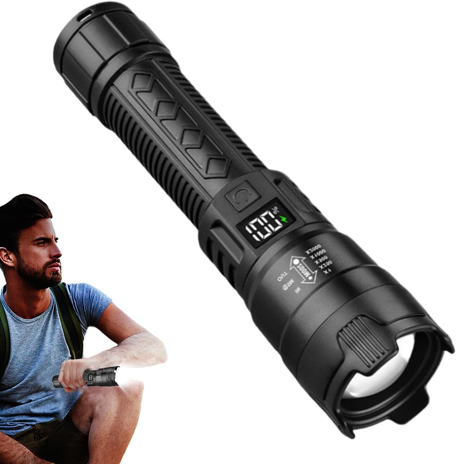 Taktik LED El Feneri 2000LM US - Outdoor Lighting B&Q incelemesi ve fiyatı