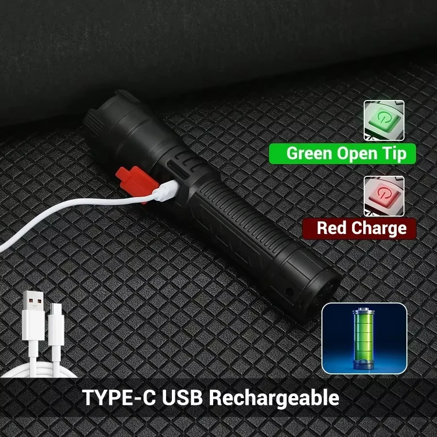 Taktik LED El Feneri 2000LM US - Outdoor Lighting B&Q incelemesi ve fiyatı