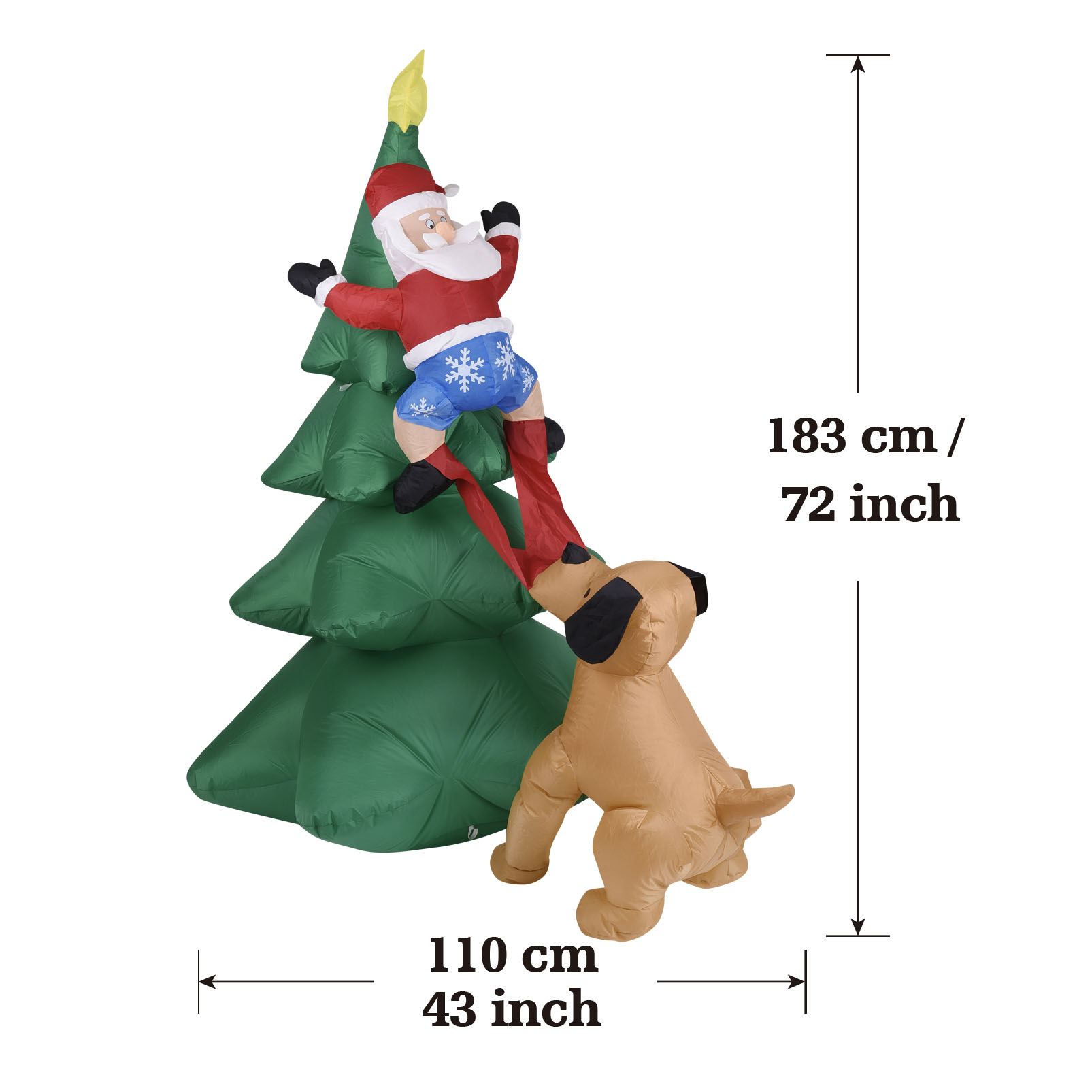 Noel Şişme Köpek, Noel Baba il - Outdoor Lighting Manufacturers incelemesi ve fiyatı