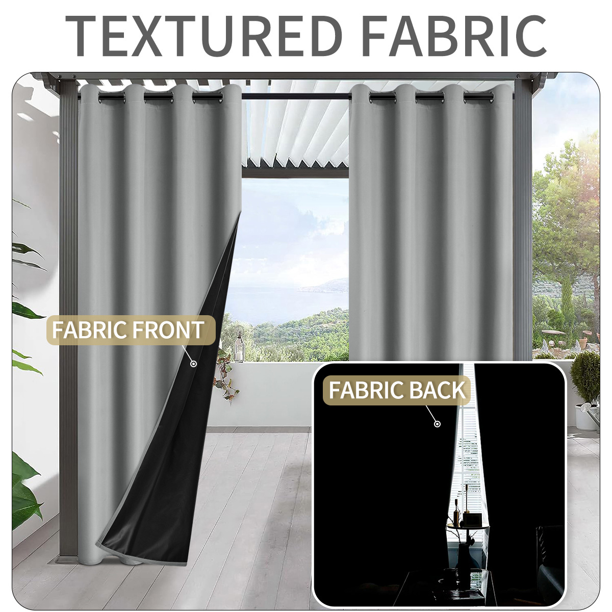 1 adet Katı 100% Karartma Perd - Outdoor Lighting Under Roof incelemesi ve fiyatı