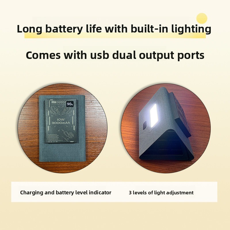 Katlanabilir Güneş Enerjili Pa - Outdoor Lighting Solar Panel incelemesi ve fiyatı
