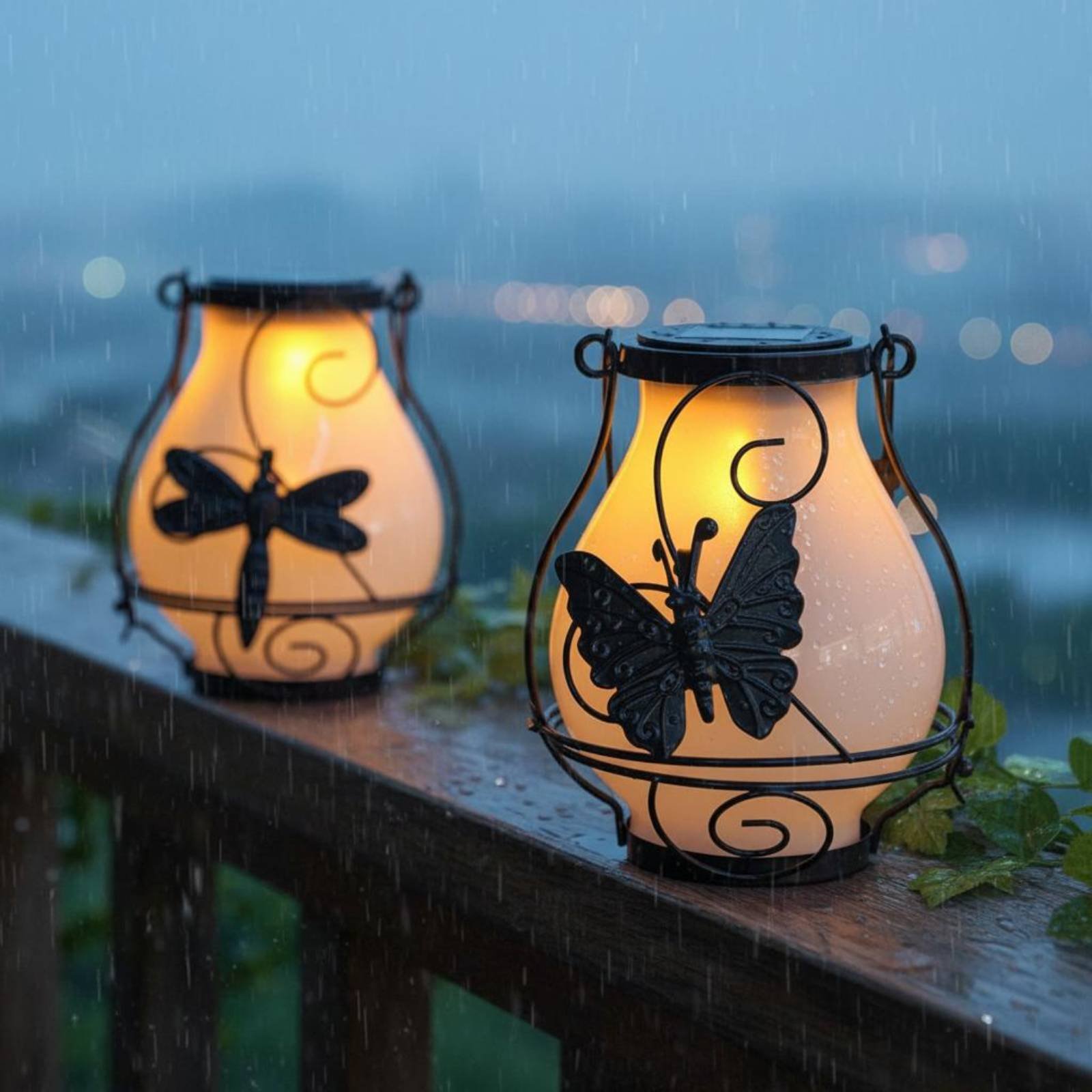 Güneş Enerjili Kelebek Feneri  - Outdoor Lighting Wall incelemesi ve fiyatı