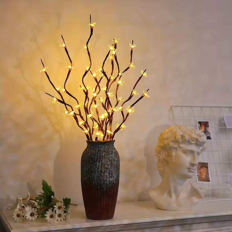 1/2 adet 20LED kiraz çiçeği ağ - Outdoor Lighting Lamps incelemesi ve fiyatı