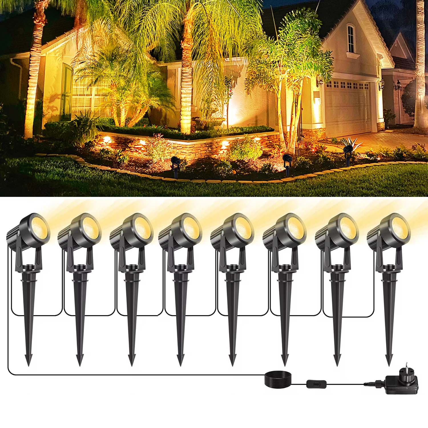 4/6/8LEDS 3000K Açık Spot Peyz - Outdoor Lighting Uk incelemesi ve fiyatı