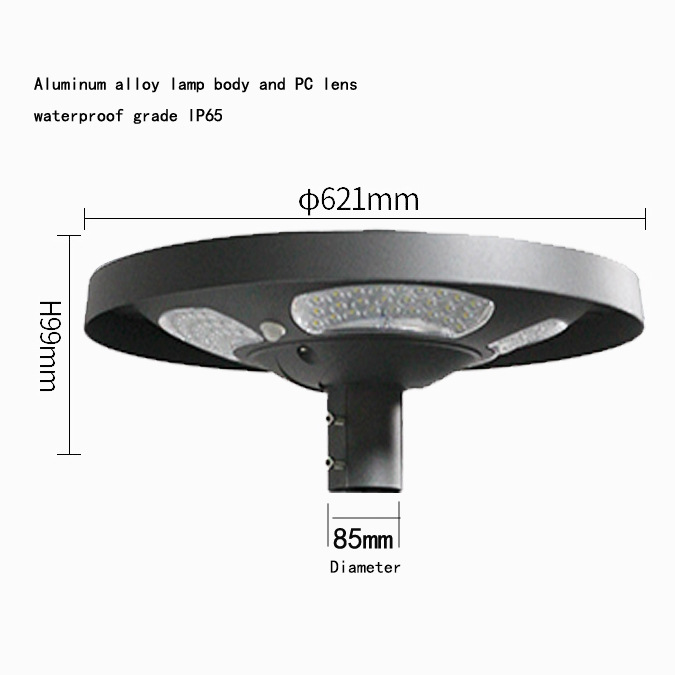 Su geçirmez IP65 UFO Solar LED - Outdoor Lighting Ip65 incelemesi ve fiyatı