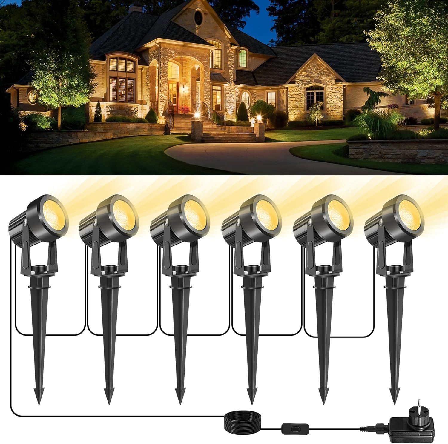 3000K Açık Spot Bahçe Peyzaj D - Outdoor Lighting Uk incelemesi ve fiyatı